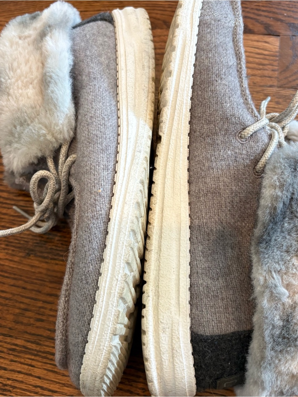 Hey Dude Women's Cozy Britt Fur-Lined Slip-On in Sunset Smoke - Picture 4 of 6